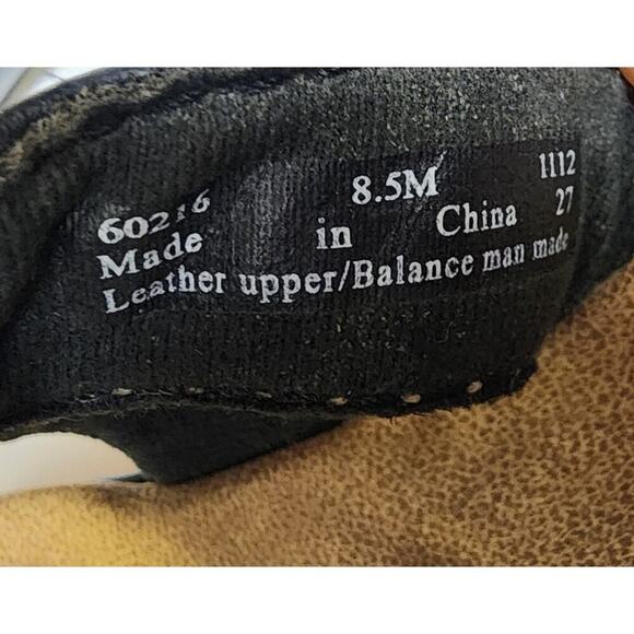 Clarks Bendables Wedge Open Toe Black Sandals Adjust Strap Leather Size 8.5M - Picture 8 of 8